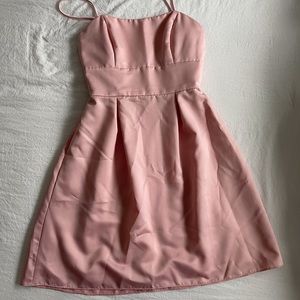 Pink Classy Cocktail Dress